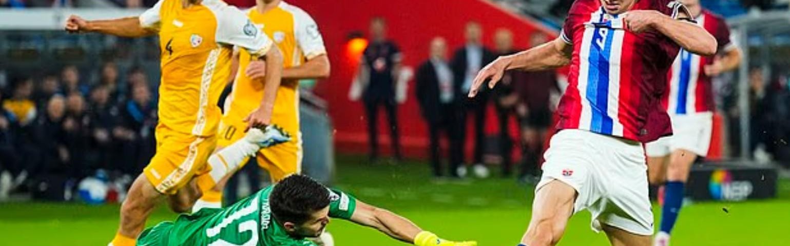 摩尔多瓦门将：哈兰德赛后向我道歉，他说净胜球对他们很重要